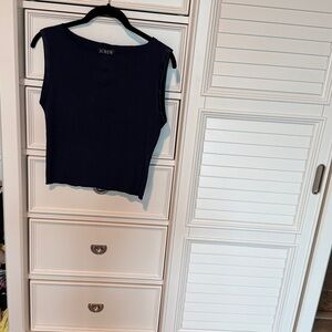 J. Crew navy  Blue Sleeveless Blouse